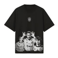 Brazil Inspired Football Tee – Invincible 10 Black