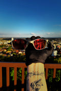 Glasses Double X Tio2 Ruby