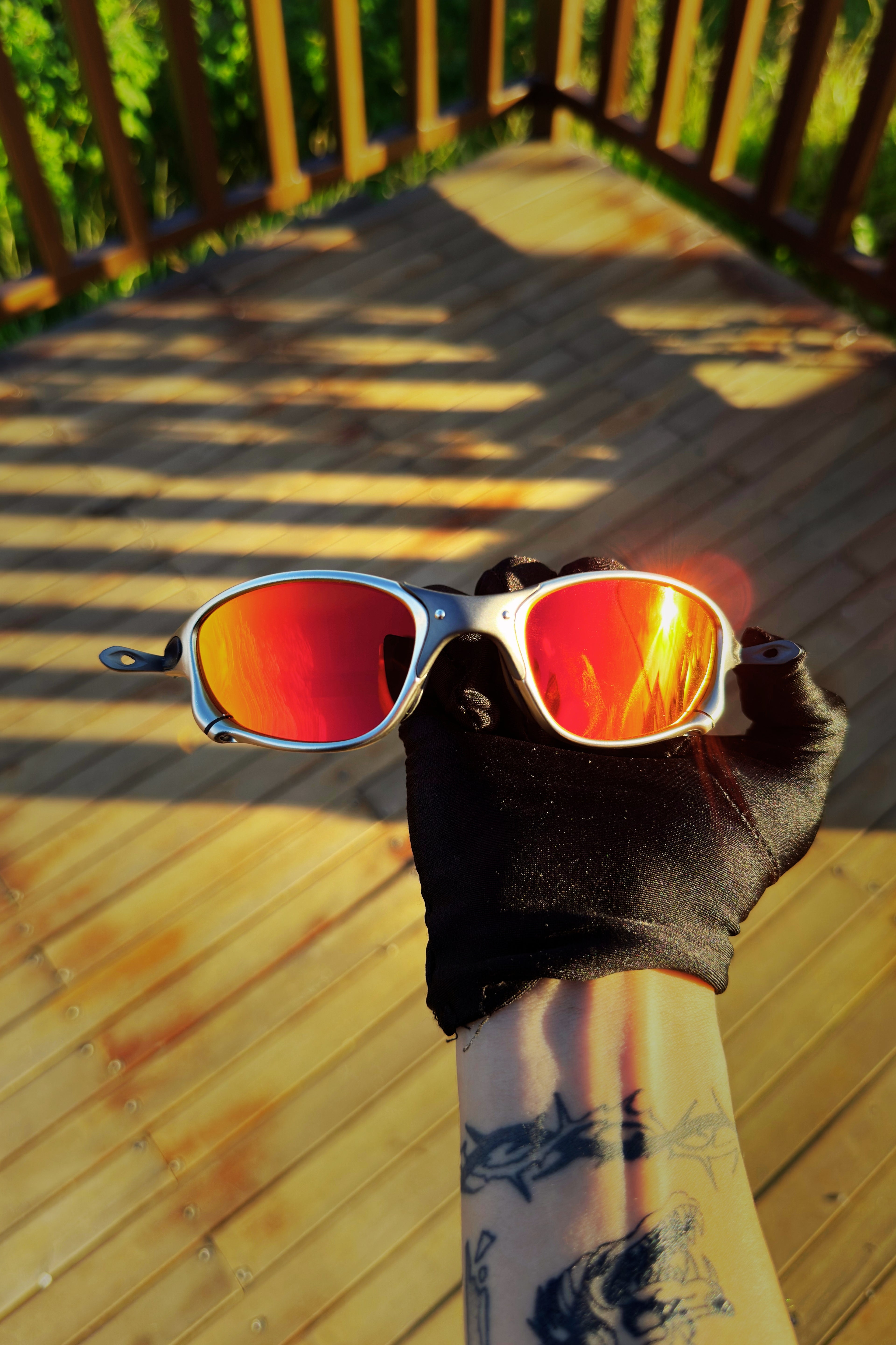Glasses Double X Tio2 Ruby
