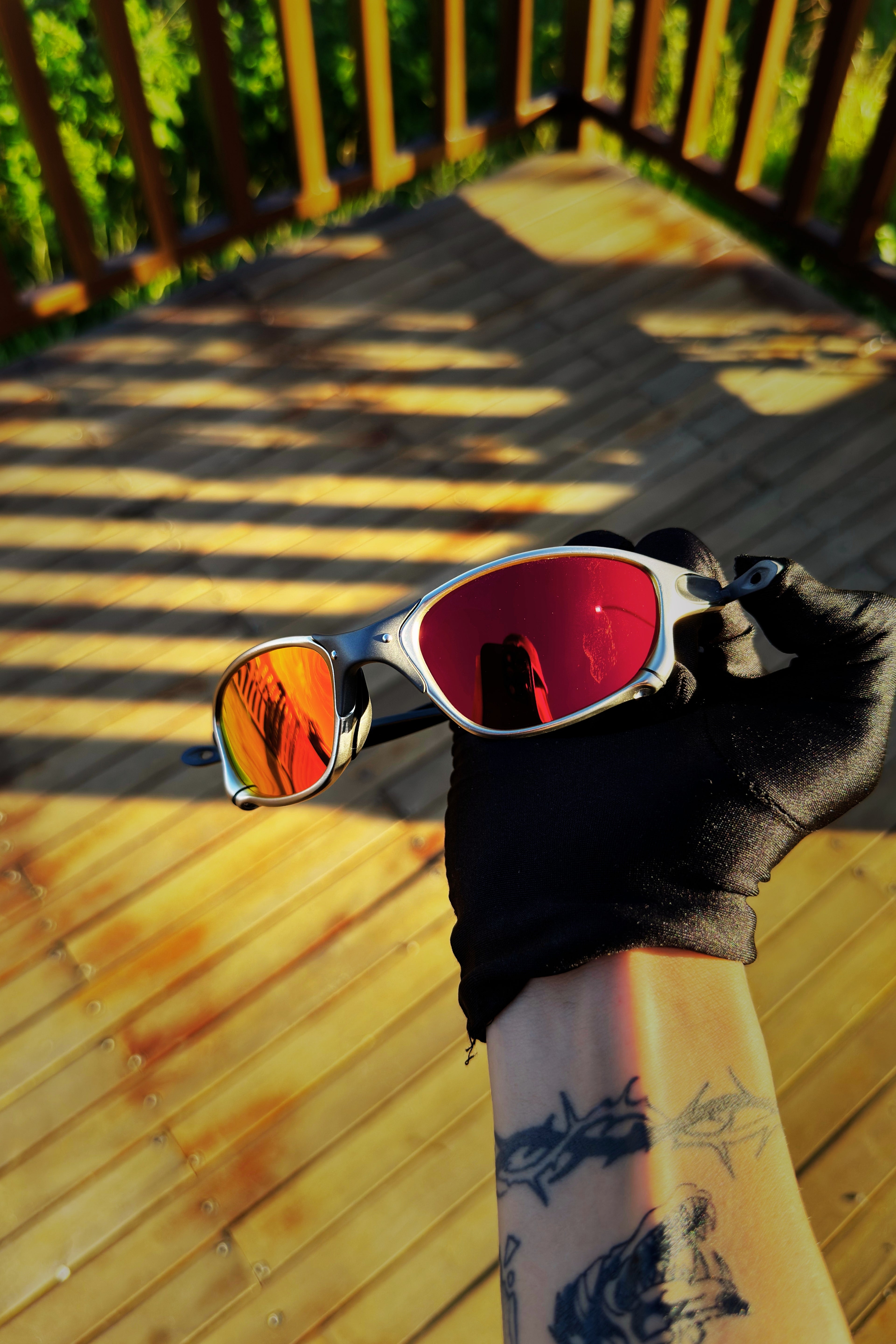 Glasses Double X Tio2 Ruby