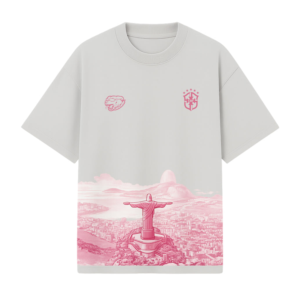 Creep Rio Pink Oversize Tee – Name & Number