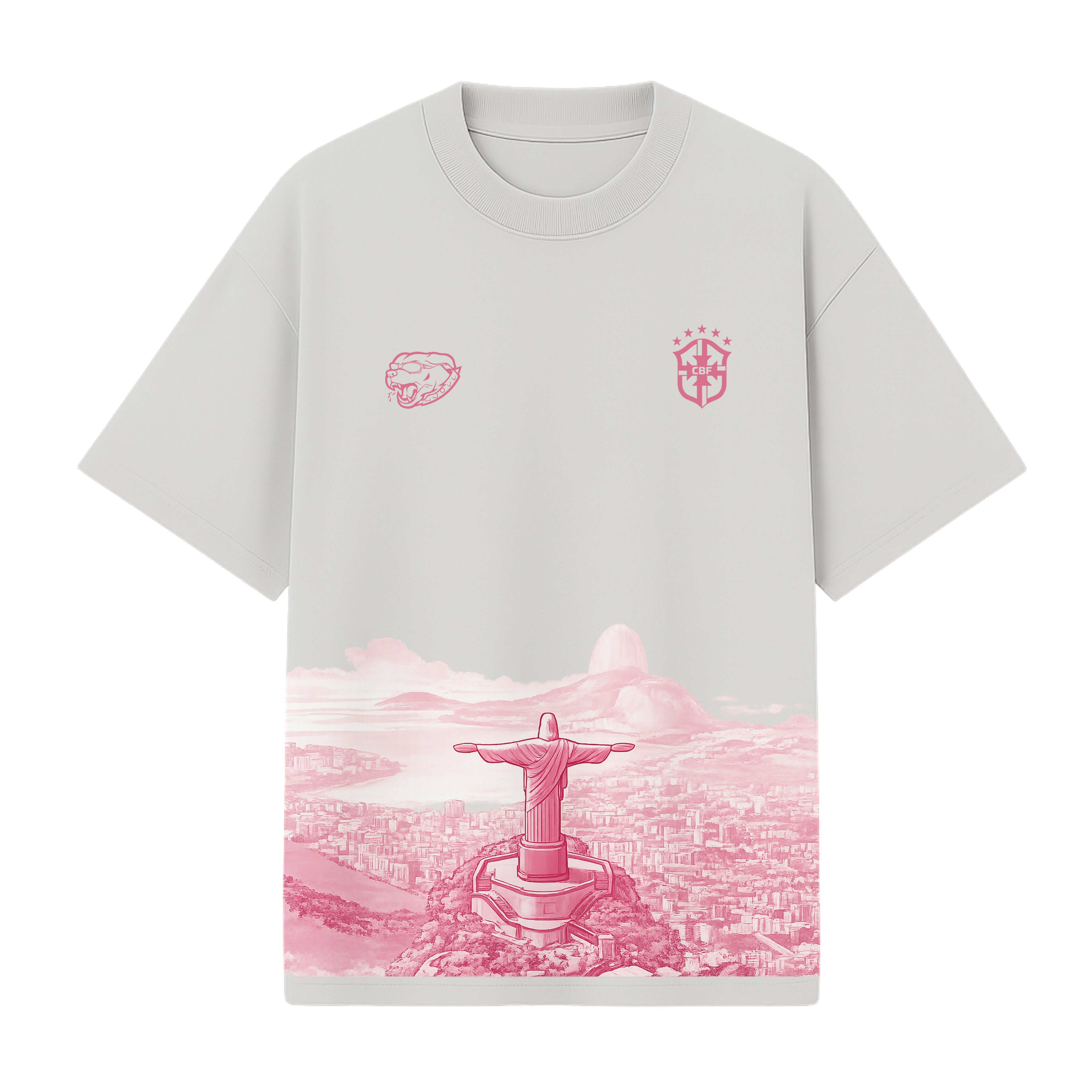 Creep Rio Pink Oversize Tee – Name & Number
