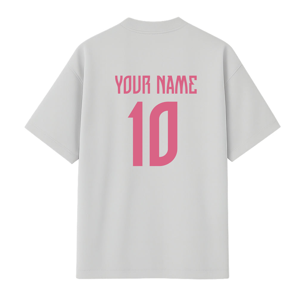 Creep Rio Pink Oversize Tee – Name & Number