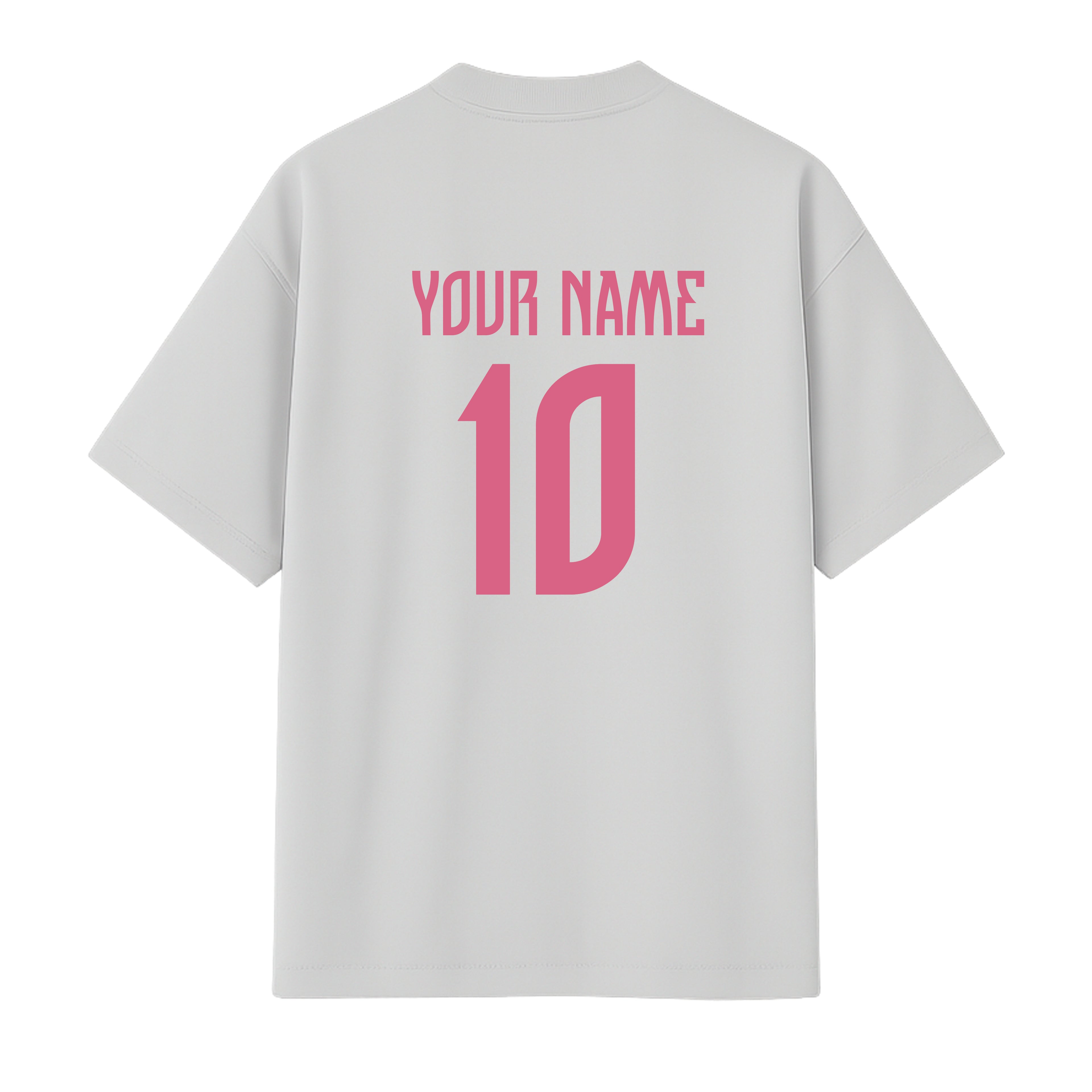 Creep Rio Pink Oversize Tee – Name & Number