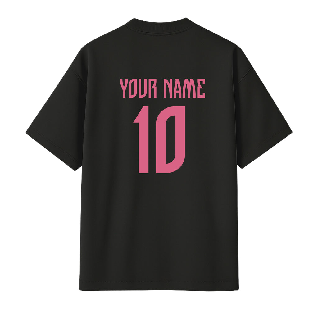 Creep Rio Pink Oversize Tee – Name & Number