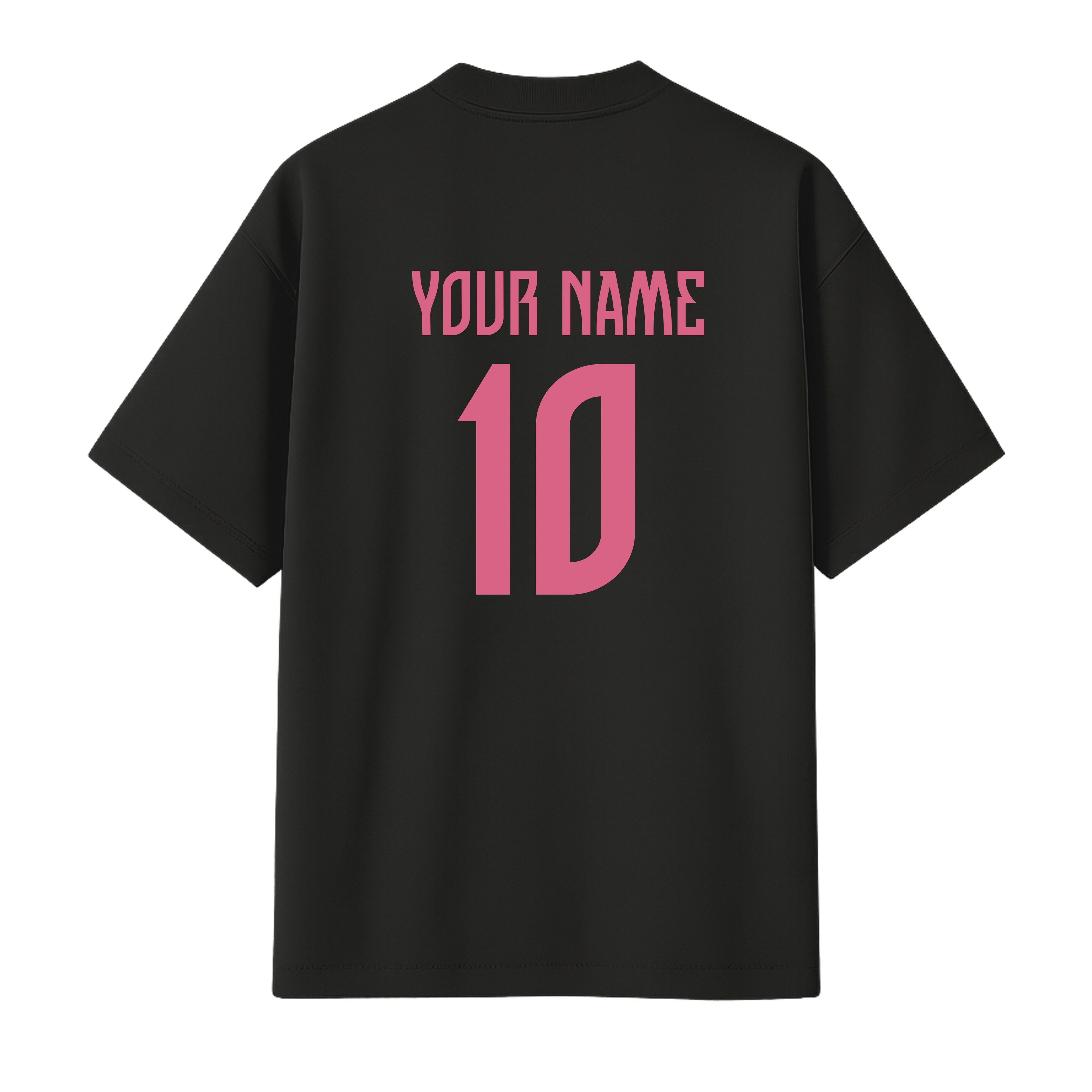 Creep Rio Pink Oversize Tee – Name & Number