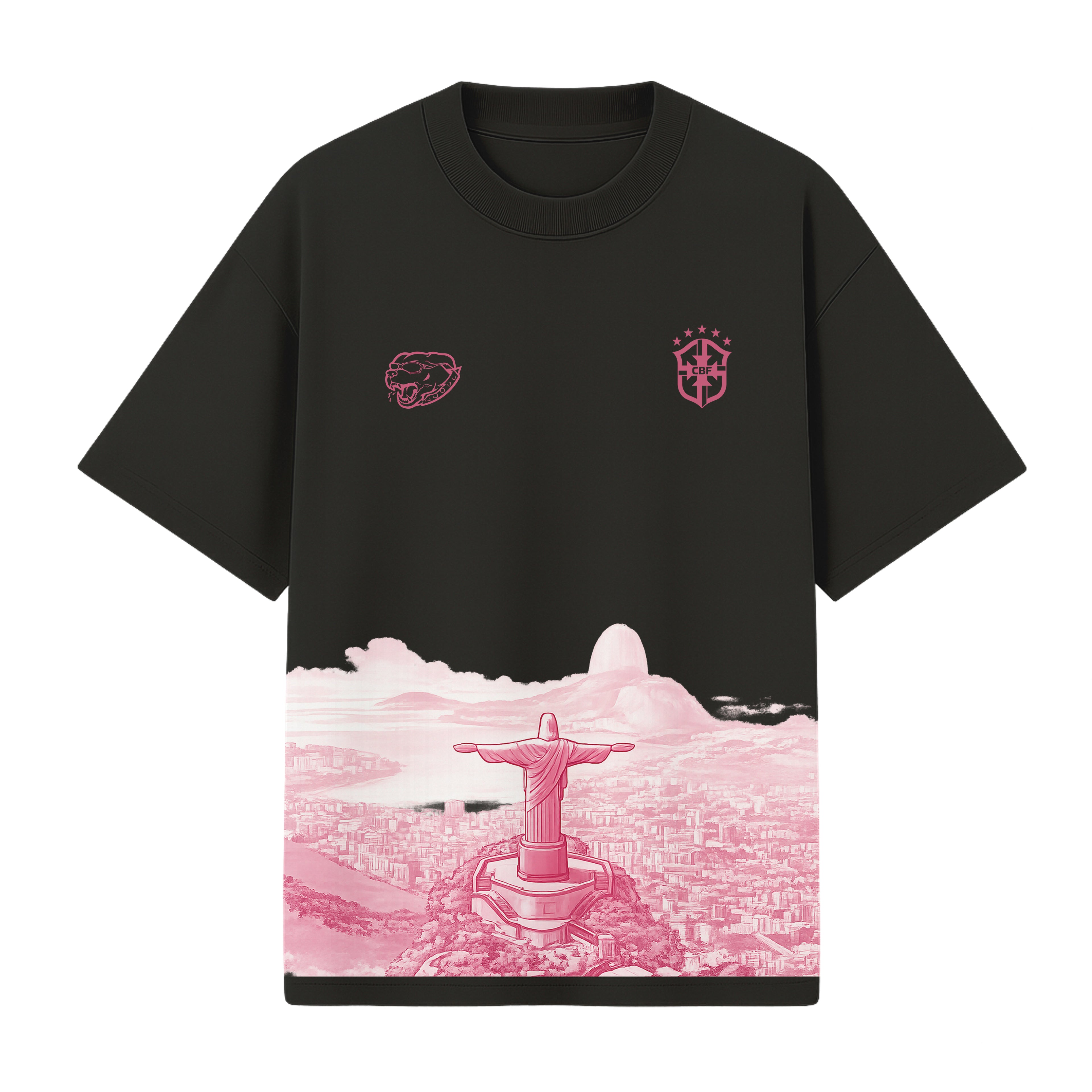 Creep Rio Pink Oversize Tee – Name & Number